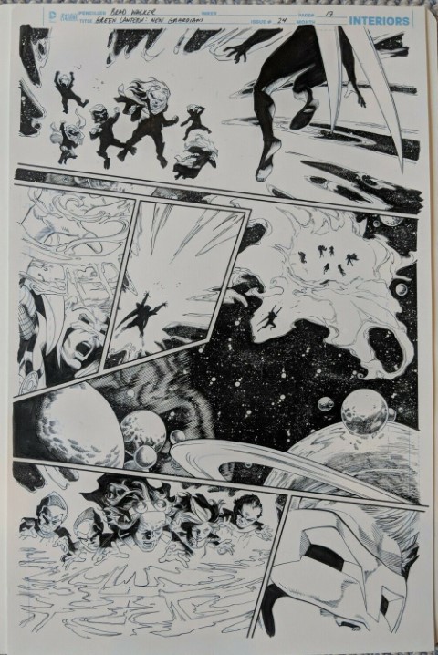 New Guardians Issue 24 Page 17 Inks by Brad Walker